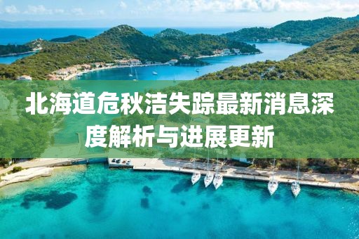 北海道危秋洁失踪最新消息深度解析与进展更新