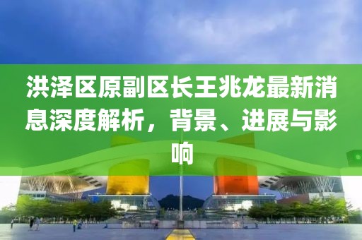 洪泽区原副区长王兆龙最新消息深度解析，背景、进展与影响