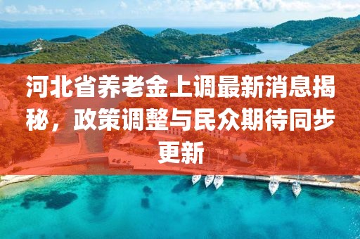 河北省养老金上调最新消息揭秘，政策调整与民众期待同步更新
