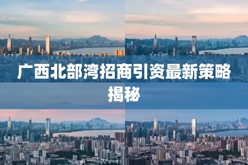 广西北部湾招商引资最新策略揭秘