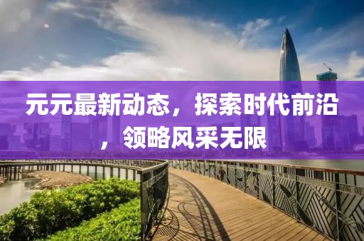 元元最新动态，探索时代前沿，领略风采无限