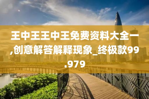 王中王王中王免费资料大全一,创意解答解释现象_终极款99.979
