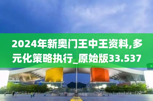 2024年新奥门王中王资料,多元化策略执行_原始版33.537