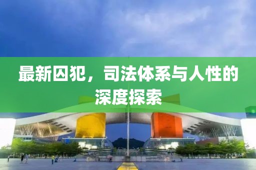 最新囚犯，司法体系与人性的深度探索