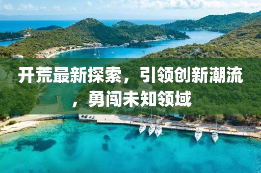 开荒最新探索，引领创新潮流，勇闯未知领域
