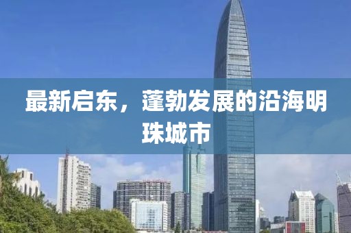 最新启东，蓬勃发展的沿海明珠城市