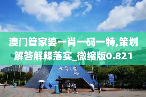澳门管家婆一肖一码一特,策划解答解释落实_微缩版0.821