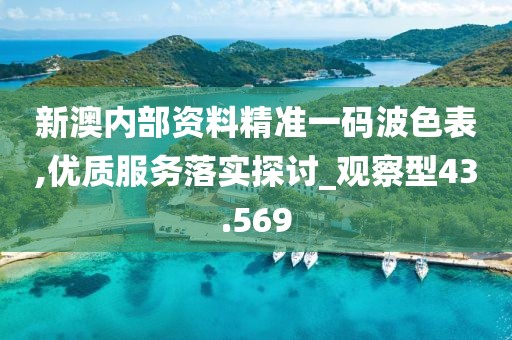 新澳内部资料精准一码波色表,优质服务落实探讨_观察型43.569