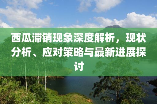 西瓜滞销现象深度解析，现状分析、应对策略与最新进展探讨