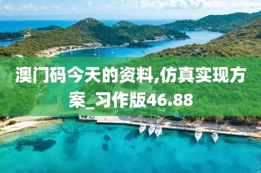 澳门码今天的资料,仿真实现方案_习作版46.88