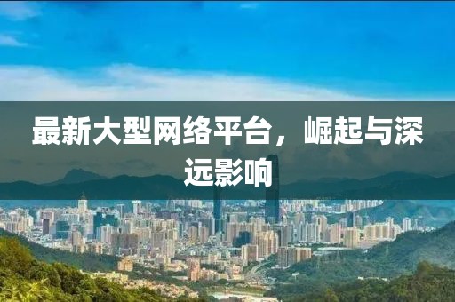 最新大型网络平台，崛起与深远影响