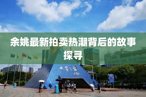 余姚最新拍卖热潮背后的故事探寻