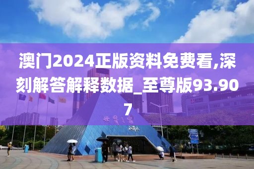 澳门2024正版资料免费看,深刻解答解释数据_至尊版93.907