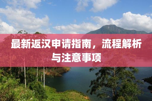最新返汉申请指南，流程解析与注意事项