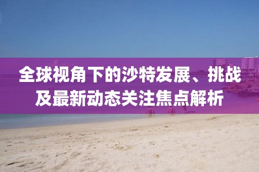 全球视角下的沙特发展、挑战及最新动态关注焦点解析