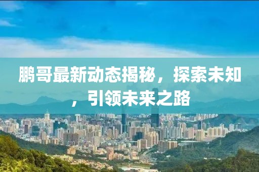 鹏哥最新动态揭秘，探索未知，引领未来之路