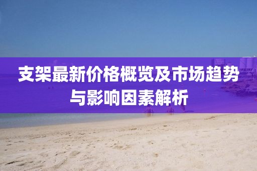 支架最新价格概览及市场趋势与影响因素解析