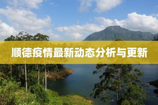 顺德疫情最新动态分析与更新