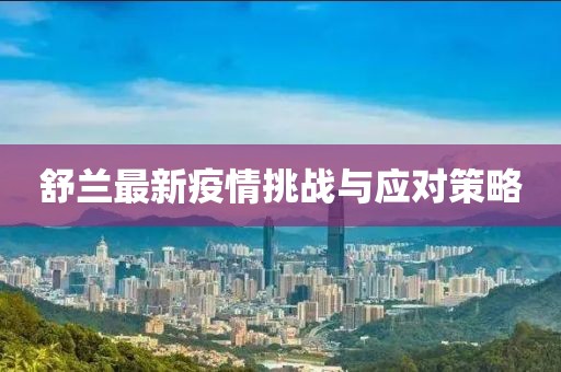 舒兰最新疫情挑战与应对策略