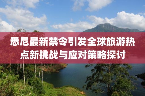 悉尼最新禁令引发全球旅游热点新挑战与应对策略探讨