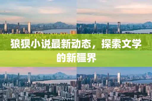 狼狈小说最新动态，探索文学的新疆界
