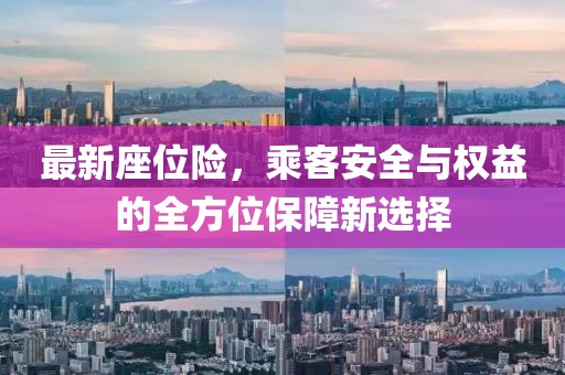 最新座位险，乘客安全与权益的全方位保障新选择