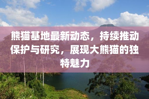 熊猫基地最新动态，持续推动保护与研究，展现大熊猫的独特魅力