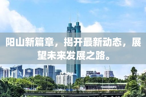 阳山新篇章，揭开最新动态，展望未来发展之路。