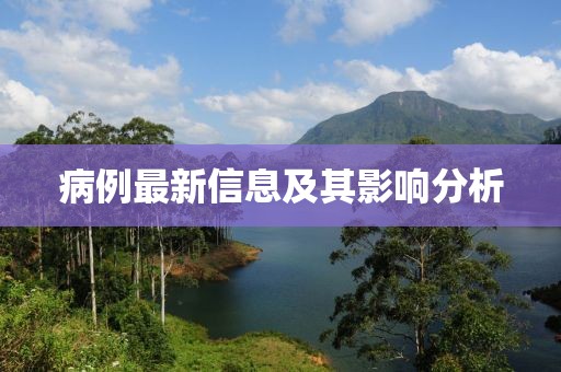 病例最新信息及其影响分析