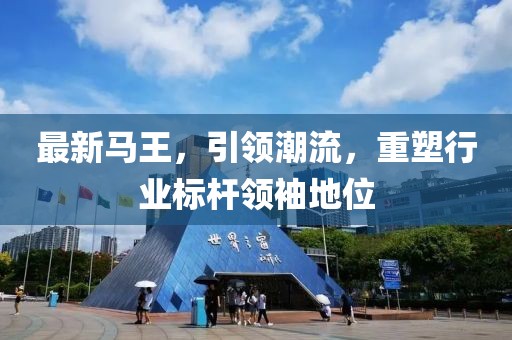 最新马王，引领潮流，重塑行业标杆领袖地位