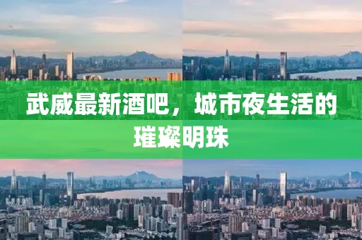 武威最新酒吧，城市夜生活的璀璨明珠