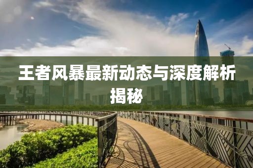 王者风暴最新动态与深度解析揭秘