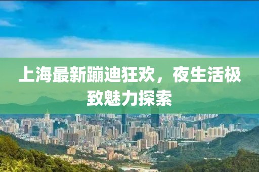 上海最新蹦迪狂欢，夜生活极致魅力探索