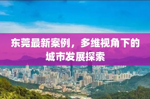 东莞最新案例，多维视角下的城市发展探索
