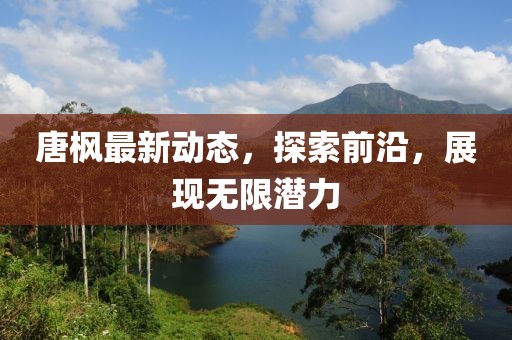 唐枫最新动态，探索前沿，展现无限潜力