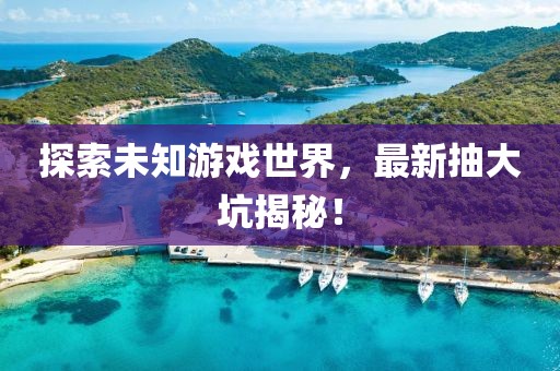 探索未知游戏世界，最新抽大坑揭秘！