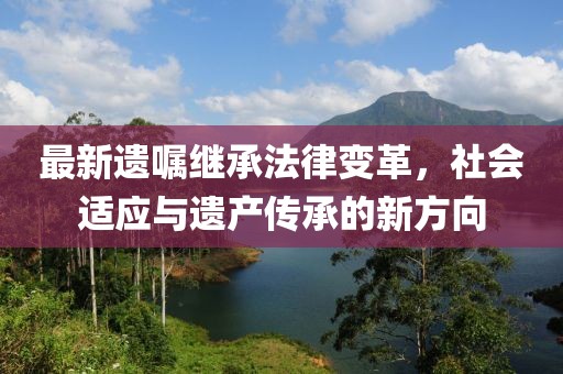 最新遗嘱继承法律变革，社会适应与遗产传承的新方向