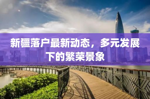 新疆落户最新动态，多元发展下的繁荣景象