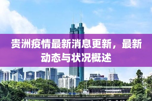 贵洲疫情最新消息更新，最新动态与状况概述