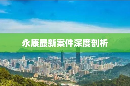 永康最新案件深度剖析