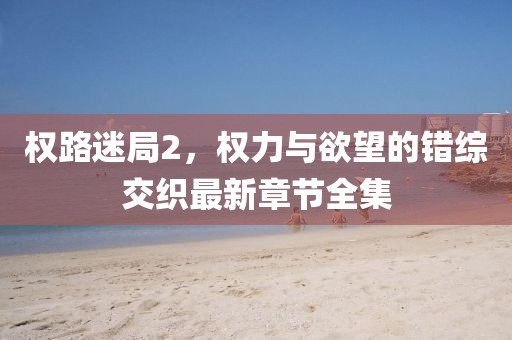权路迷局2，权力与欲望的错综交织最新章节全集