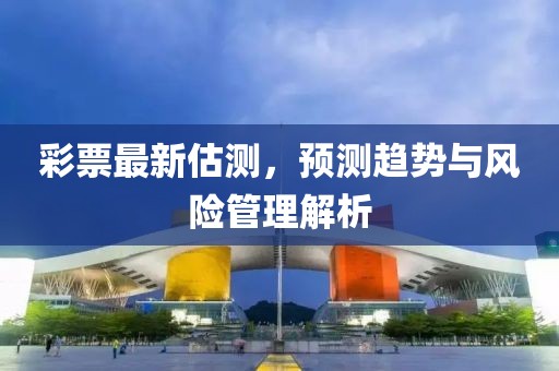 彩票最新估测，预测趋势与风险管理解析