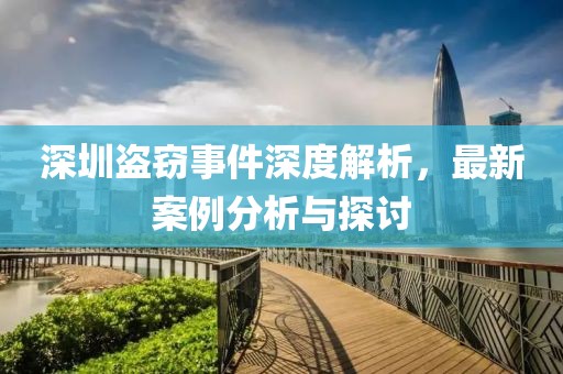 深圳盗窃事件深度解析，最新案例分析与探讨