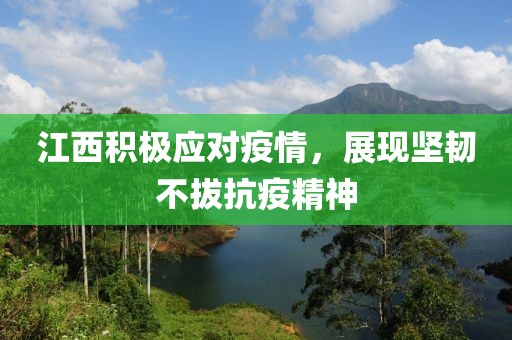 江西积极应对疫情，展现坚韧不拔抗疫精神