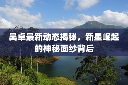 吴卓最新动态揭秘，新星崛起的神秘面纱背后