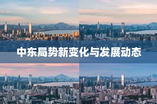 中东局势新变化与发展动态