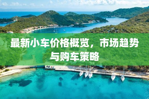 最新小车价格概览，市场趋势与购车策略