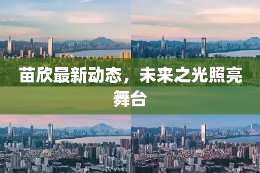 苗欣最新动态，未来之光照亮舞台