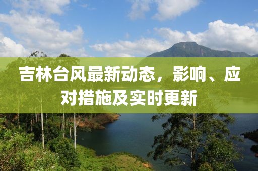 吉林台风最新动态，影响、应对措施及实时更新