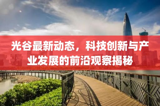 光谷最新动态，科技创新与产业发展的前沿观察揭秘